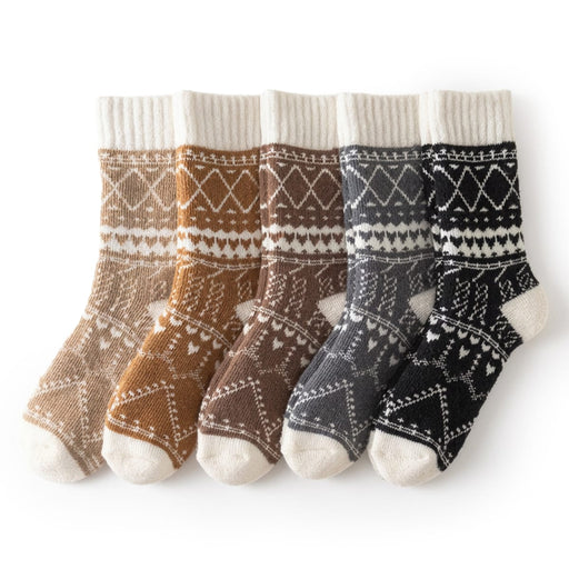 Vartalokauppa Pörröiset talvisukat (5-pack)