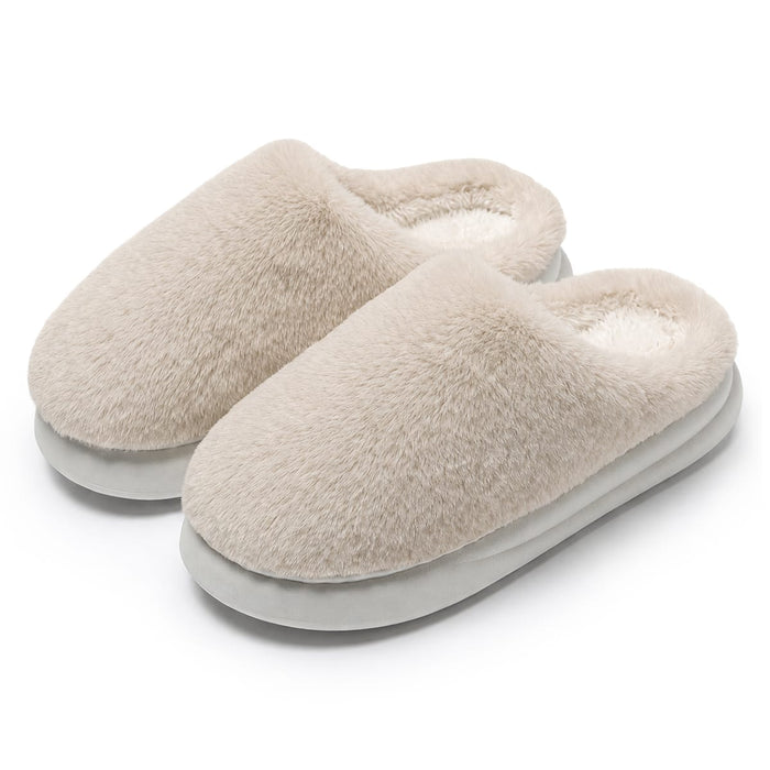 Vartalokauppa Mukavat lämminvuoriset tossut – Beige