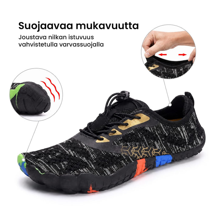 Lasten paljasjalkakengät Active