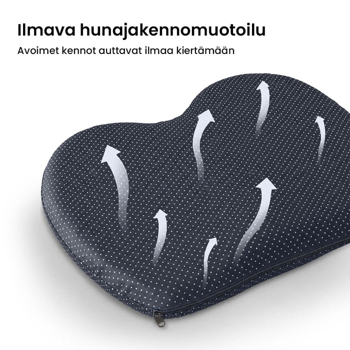 Painetta keventävä geeli-istuintyyny