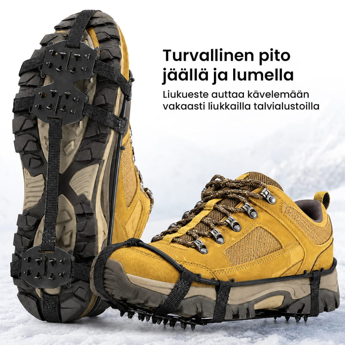 Kenkäliukuesteet jäälle ja lumelle