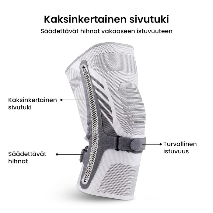 Urheilupolvisuoja soljella
