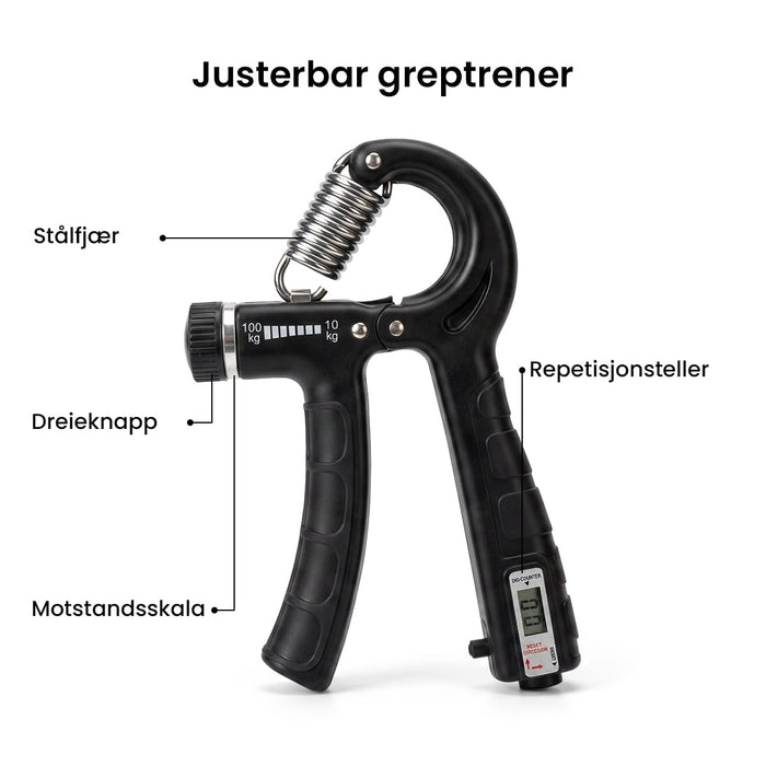 Säädettävä käsipuristin 10–100 kg