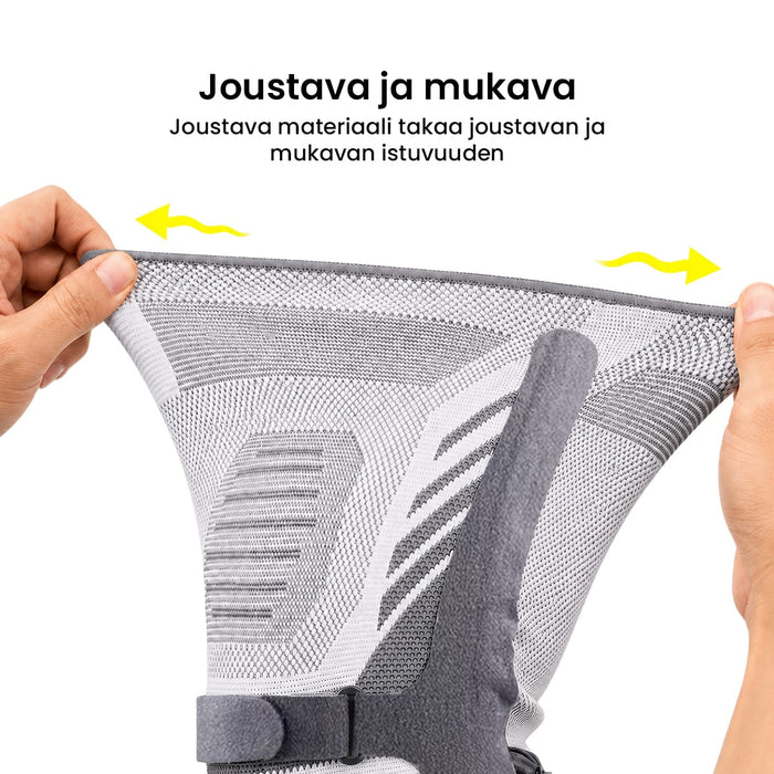 Urheilupolvisuoja soljella