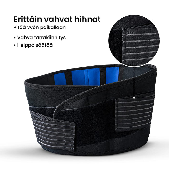 Alaselkävyö (säädettävä tuki)