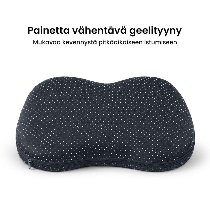 Painetta keventävä geeli-istuintyyny