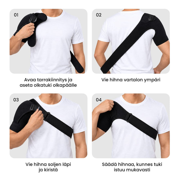 Säädettävä olkapäätuki