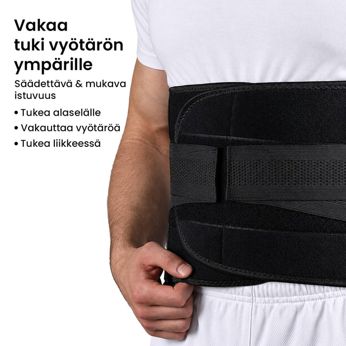Tukivyö selälle ja vyötärölle