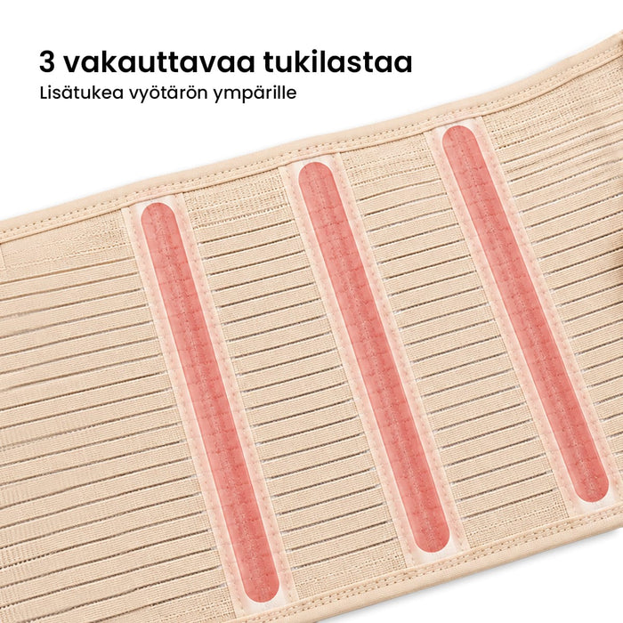 Kattava selkä- ja vyötärötuki