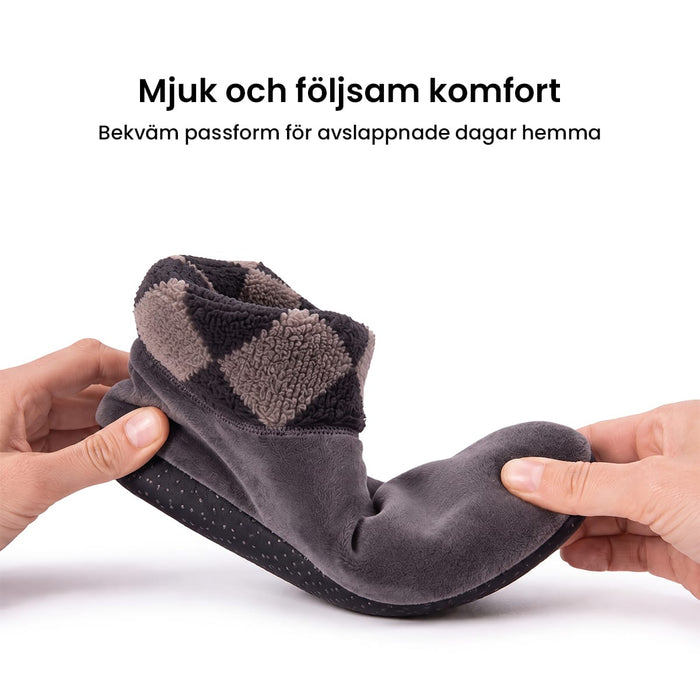 Vartalokauppa Lämpimät sisätossut liukuesteellä