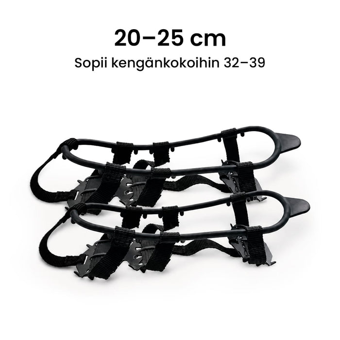 Kenkäliukuesteet jäälle ja lumelle