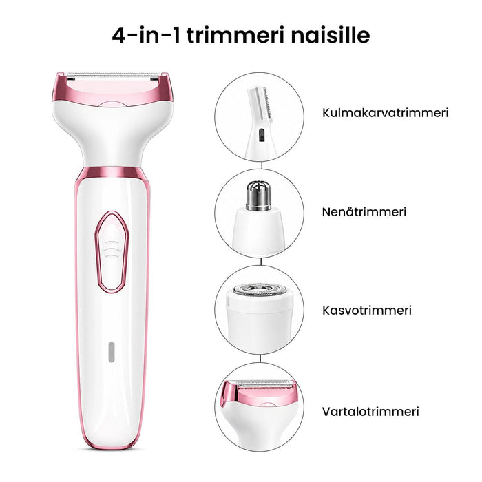 Sähköinen karvanpoistaja 4-in-1
