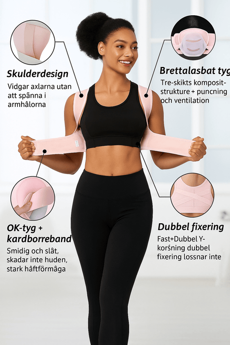 Kroppsbutiken Asento Asennusliivi (yläselkä)