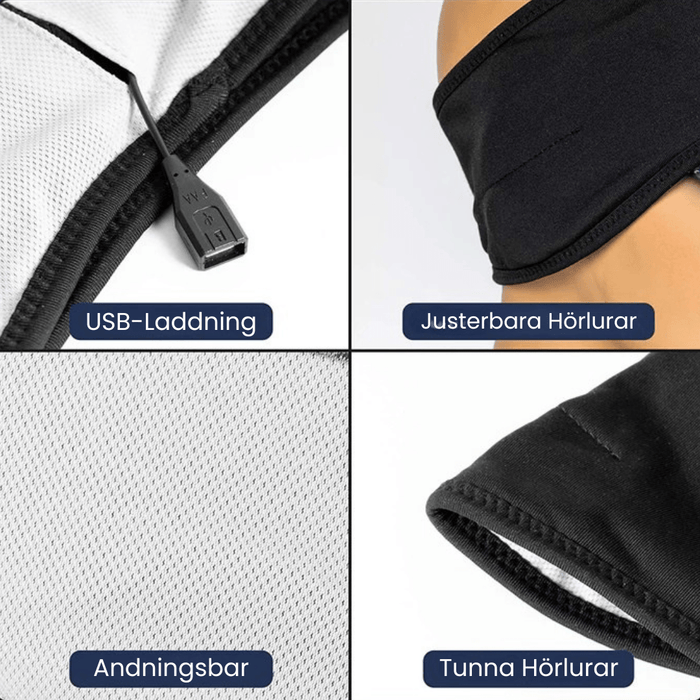 Kroppsbutiken Bluetooth-pannansio Oletusotsikko Bluetooth-kuulokkeilla varustettu pääpanta