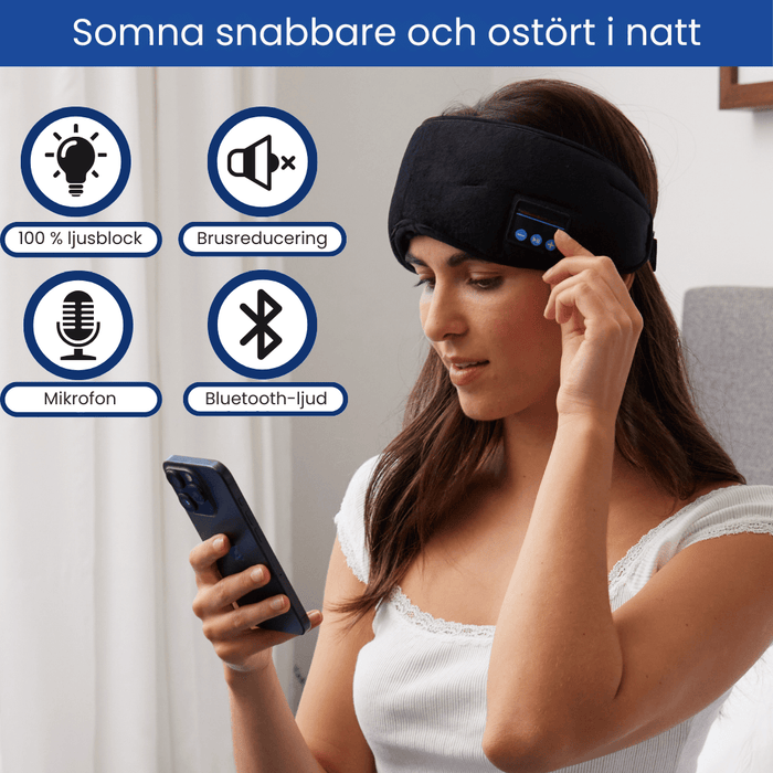 Kroppsbutiken Bluetooth-pannansio Oletusotsikko Sovmask Pro – Bluetooth-unisukka