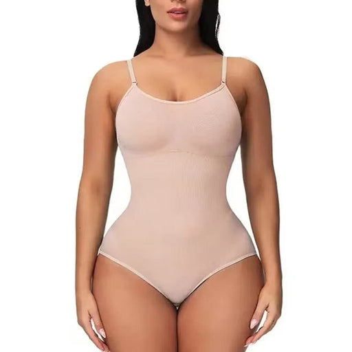 Kroppsbutiken bodyshaper Beige / S Saumaton bodysuit-muotoileva alusvaate