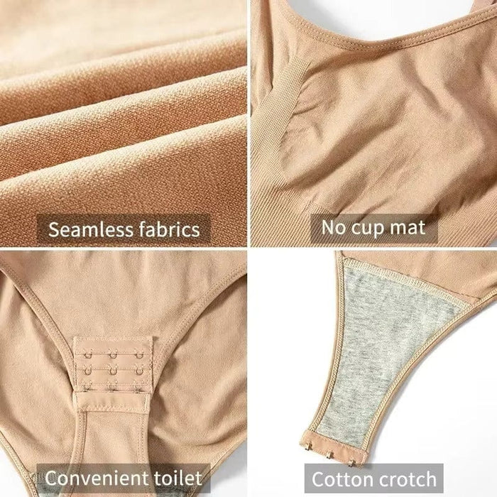 Kroppsbutiken bodyshaper Saumaton bodysuit-muotoileva alusvaate