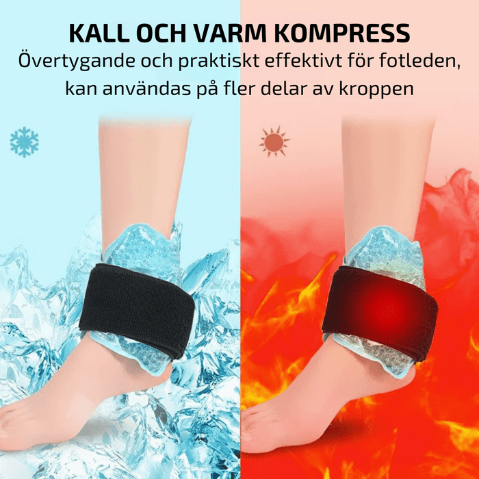 Kroppsbutiken geelipakkaus Oletusotsikko Keltainen pakkaus kylmää ja lämpöä varten