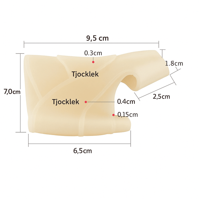 Kroppsbutiken Hallux Valgus Oletusotsikko Gelihousut (hallux valgus)