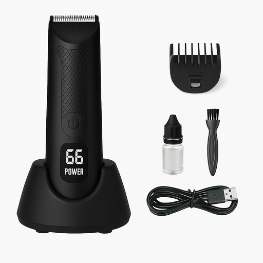 Kroppsbutiken Hiustenleikkuri Oletusotsikko Vartalon karvatrimmeri, jossa on keramiikkaserät