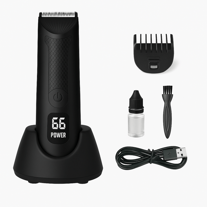 Kroppsbutiken Hiustenleikkuri Oletusotsikko Vartalon karvatrimmeri, jossa on keramiikkaserät