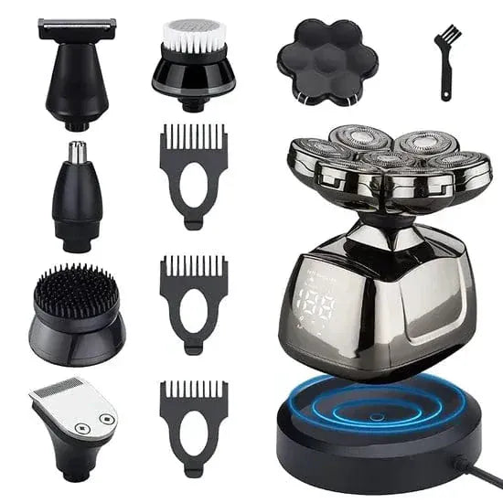 Kroppsbutiken Hiustenmärkäri Sähkökäyttöinen pääntiehoitolaite - 7-in-1 Partakoneen pää 7D (monitoiminen)