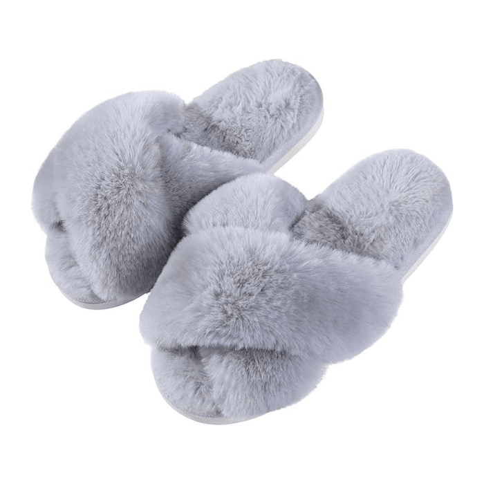 Kroppsbutiken Innetossut Harmaa / 36-37 Talvikengät fluffy