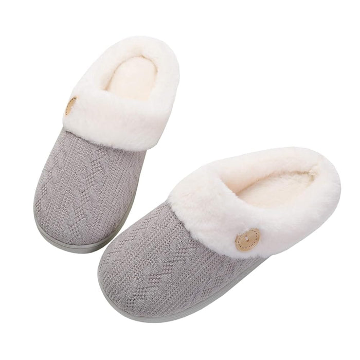 Kroppsbutiken Innetossut Lämpimät tossut (liukumaton pohja)