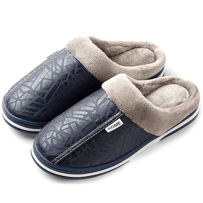 Kroppsbutiken Innetossut Meripihkan sininen / 40-41 Vuoratut sisätilasukat nahasta