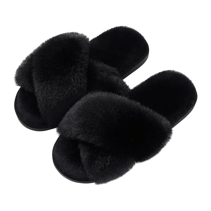 Kroppsbutiken Innetossut Musta / 36-37 Talvikengät fluffy