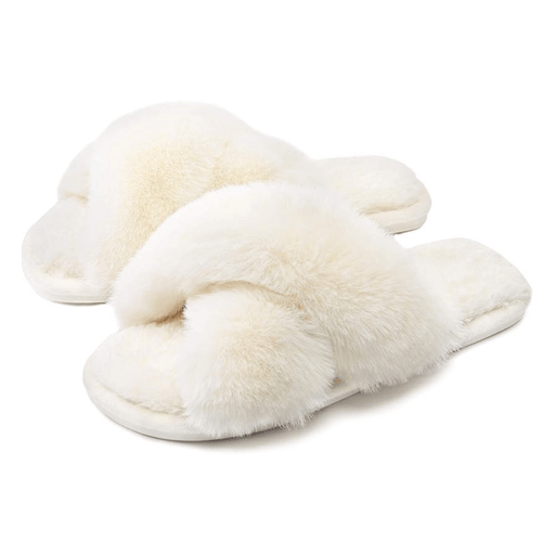 Kroppsbutiken Innetossut Valkoinen / 36-37 Talvikengät fluffy