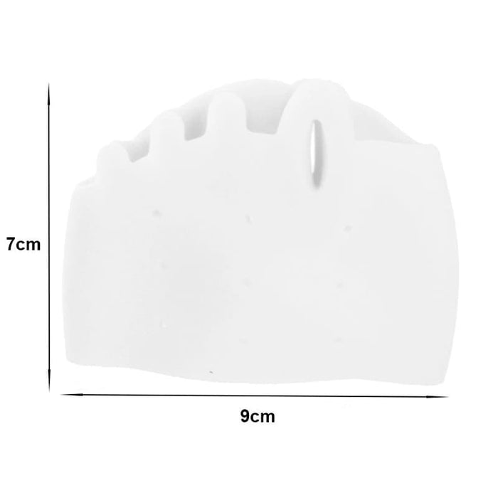 Kroppsbutiken Jalkatuki Valkoinen Varvasjäsen geeli (2-pakkaus)