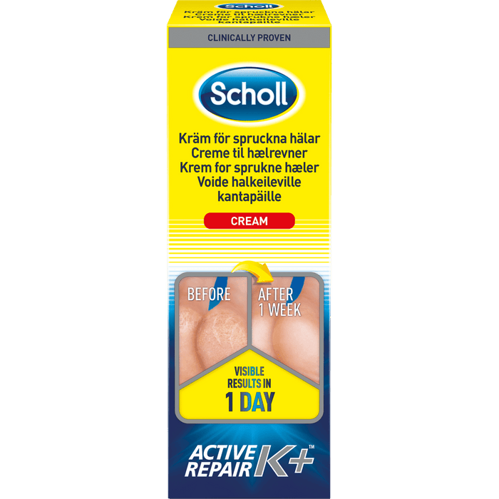 Kroppsbutiken Jalkavoide Oletusotsikko SCHOLL AKTIV K+ KRÄM 60ML