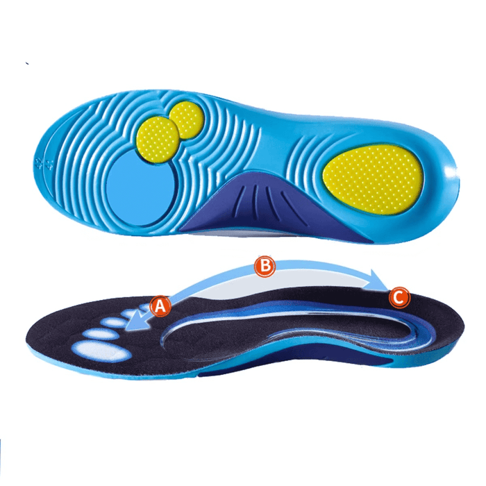 Kroppsbutiken Jalkineet Jalkapohjat (kaaren tuki & geeli)