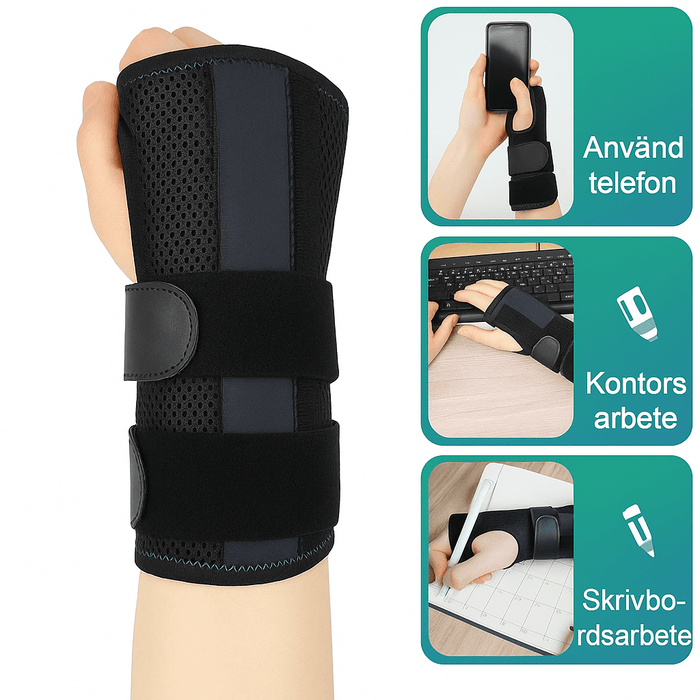 Kroppsbutiken Käsittelytuki Käsittelytuki karpaalitunnelin oireyhtymään