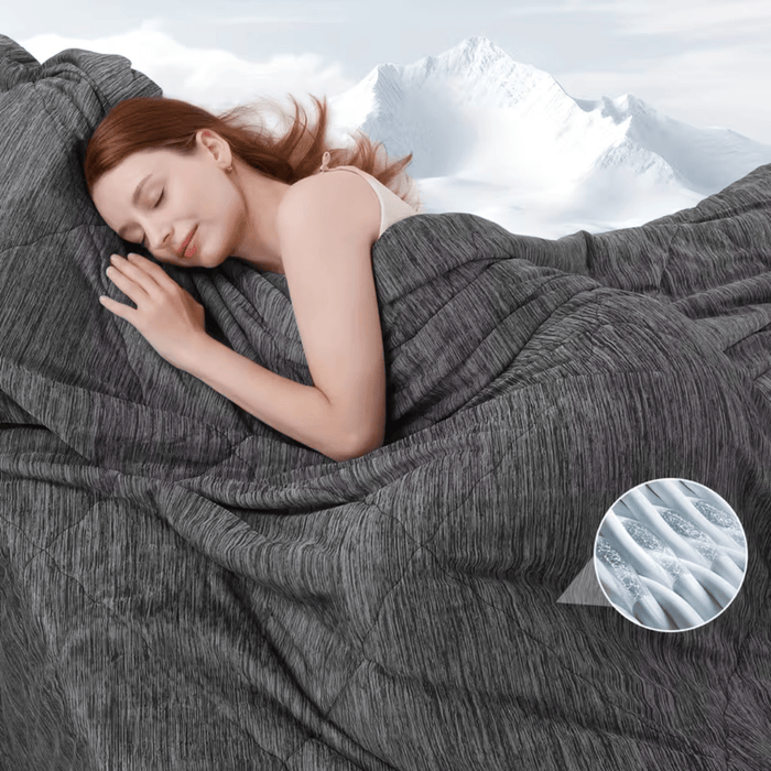 Kroppsbutiken kyltäcke Musta / 150x200cm Dream Blanket unelmatäkki