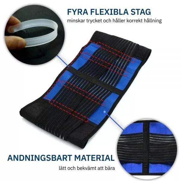 Kroppsbutiken Lannerengas Lantiosvyö (säädettävä tuki)