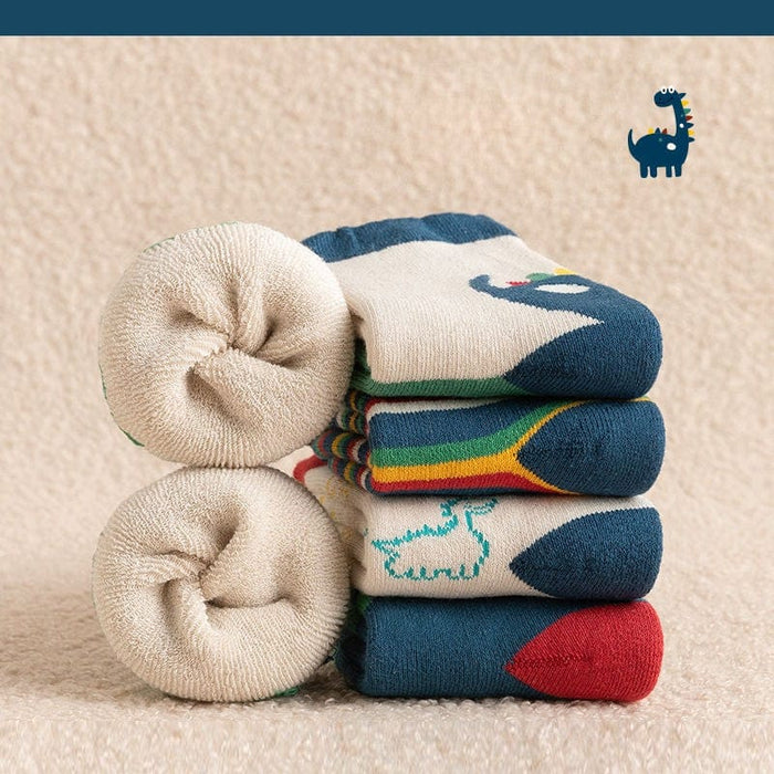 Kroppsbutiken Lapset sukat Dinosaurussukat lapsille (5-pakkaus)