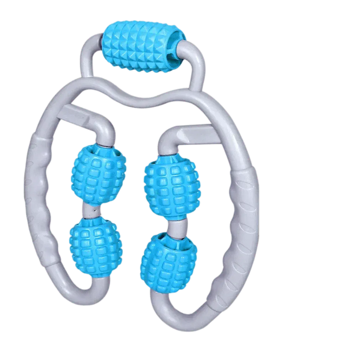 Kroppsbutiken Massaasi Harmaa/sininen Hierontarulla (käsi, jalka & niska)