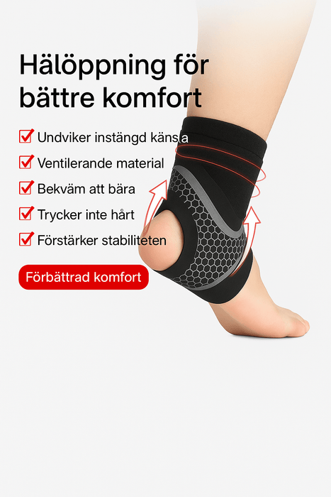 Kroppsbutiken Nilkka-tuki Nilkkatuet stabilointia varten