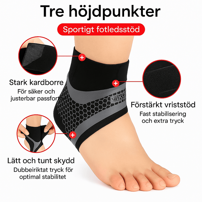 Kroppsbutiken Nilkka-tuki Nilkkatuet stabilointia varten