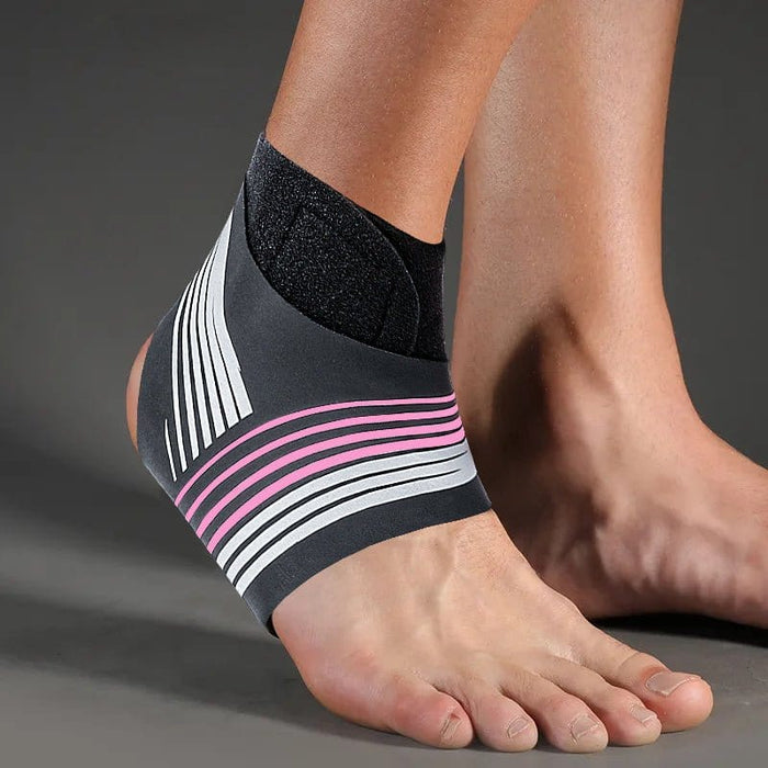 Kroppsbutiken Nilkka-tuki Rosa Höger / S Nilkkatuet stabilointia varten