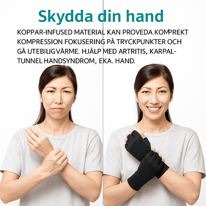 Kroppsbutiken niveltulehdus Puhtaat hansikkaat (kuparia)