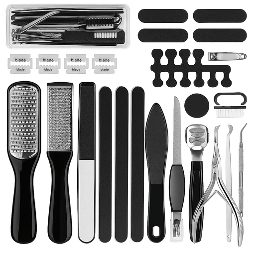 Kroppsbutiken Pedikyyri Oletusotsikko Pedikyyri- ja jalkahoitosetti 23 osaa