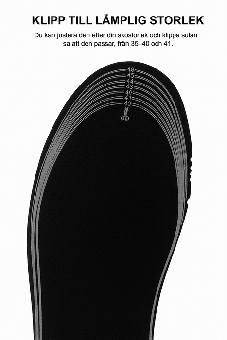 Kroppsbutiken Pohjallinen Lämpiävä sisäpohja (USB)