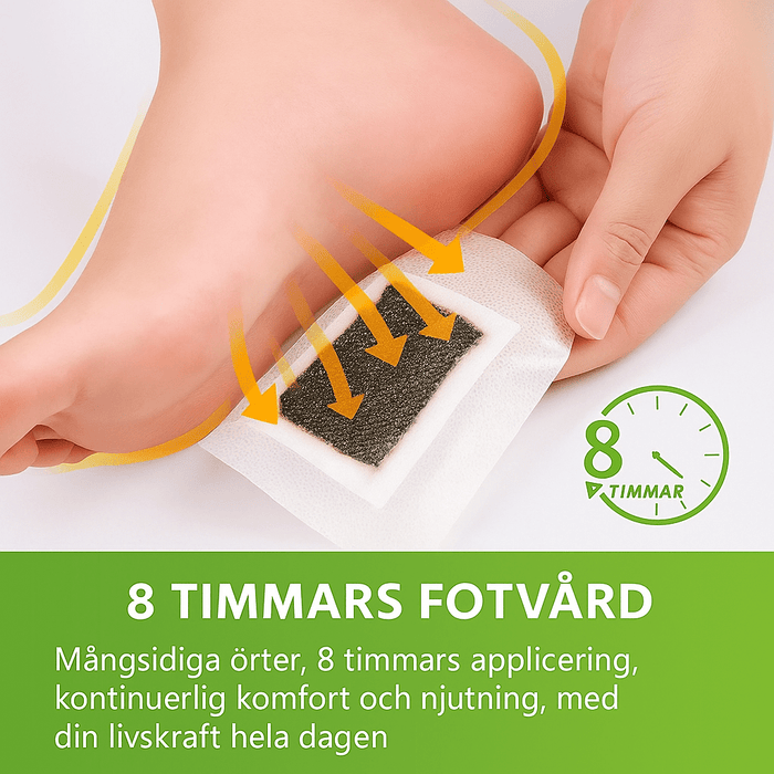 Kroppsbutiken Pohjallisteippi Oletusotsikko Detox-jalkapohjapussit (10 pakkausta)