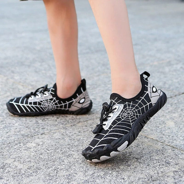 Kroppsbutiken Pohjattomat kengät lapsille Paljasjalkakengät lapsille spider