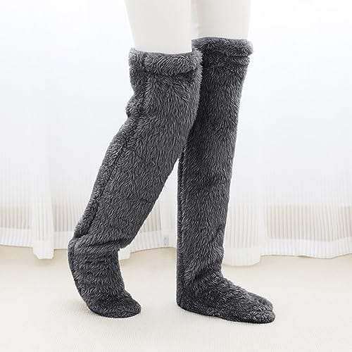 Kroppsbutiken Pohjelämmitin Tumma harmaa / 75CM Snuggles mukavat säärenlämmittimet