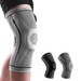 Kroppsbutiken Polvi-tuki Harmaa / S Polvisuojat (elastinen tuki)