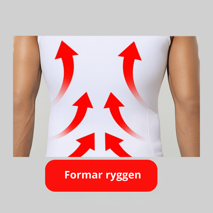 Kroppsbutiken Shapewear Aluspaita (lihaksia korostava miesten malli)